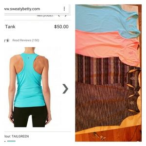 Sweaty betty tank tops