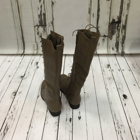 Lace Knee High Boots. - Picture 3 of 4