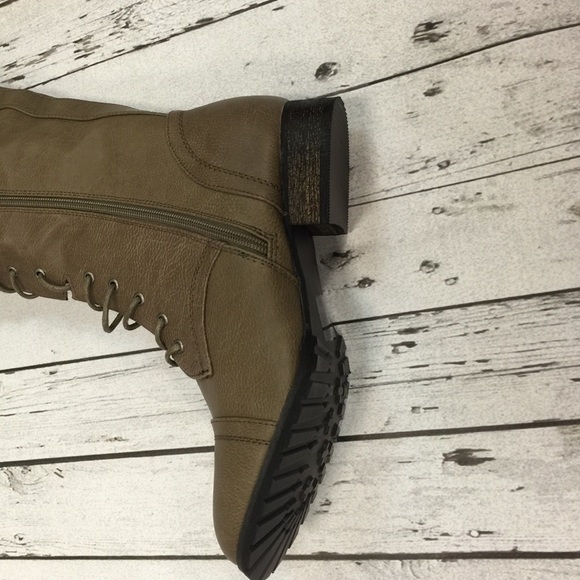 Lace Knee High Boots. - Picture 4 of 4