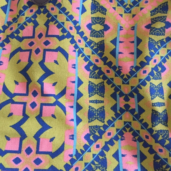 Patterned tote bag - Picture 2 of 3