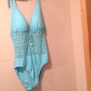 Bleu Rod Be At Tie Crochet swimsuit