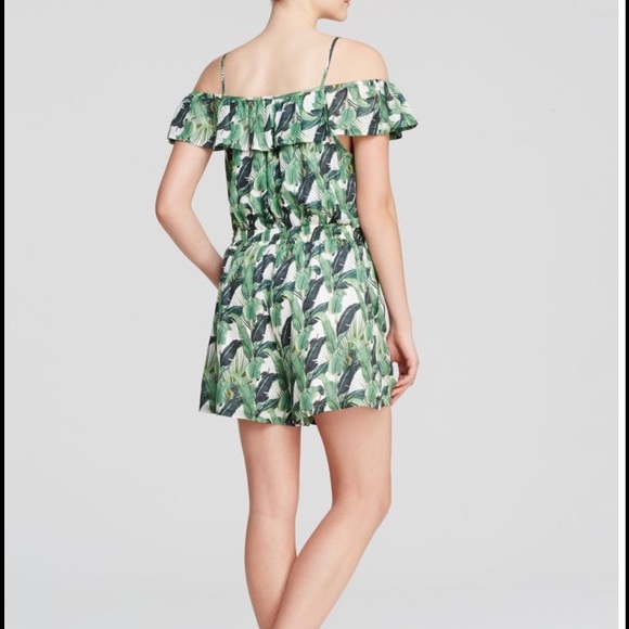 Rebecca Minkoff - Palm Print Romper - Picture 2 of 3