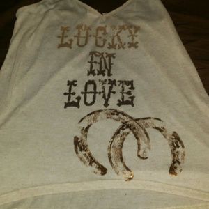 Lucky in love horseshoe tank