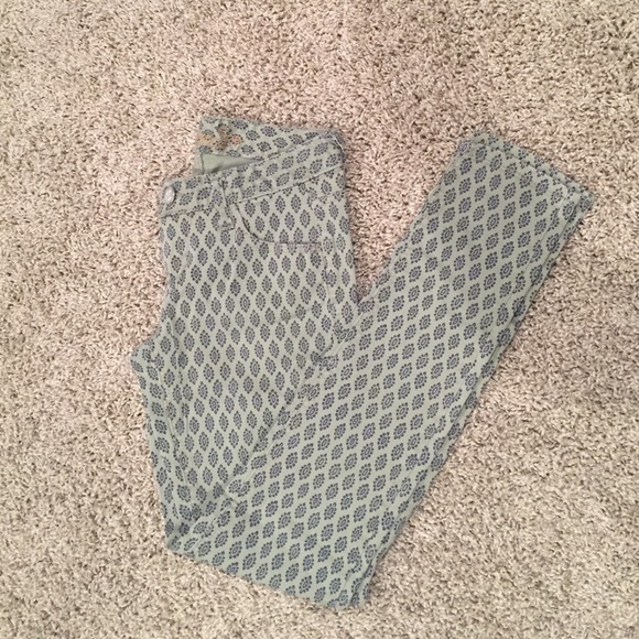 Patterned Skinny Jeans