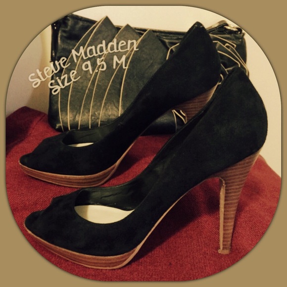 Steve Madden ✨ Black Stilettos