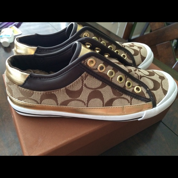 Coach slip on sneakers