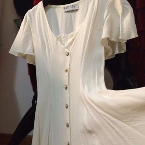 White vintage dress