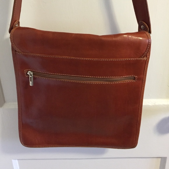Italian leather messenger bag - Picture 3 of 4