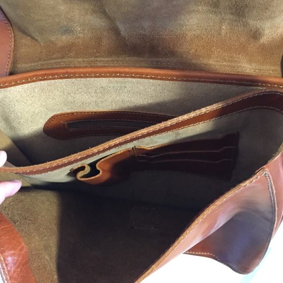 Italian leather messenger bag - Picture 4 of 4