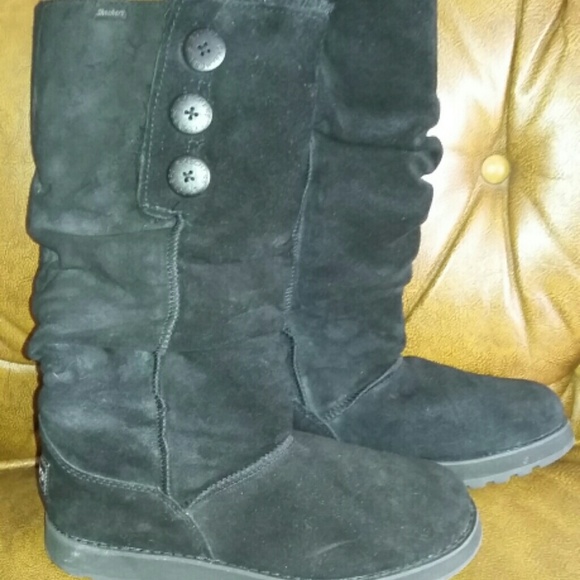 Black Skechers Boots