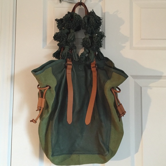 Leather Anthropologie bag
