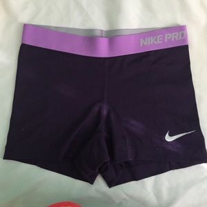 Purple Nike Pro's
