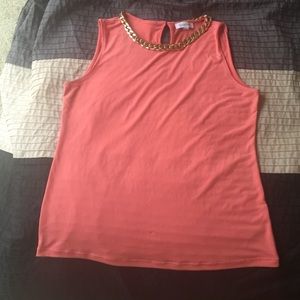 Calvin Klein peach top (size medium)