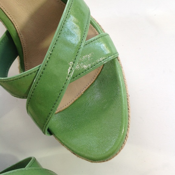 UGG Shoes | New Ugg Green Espadrille Wedge Sandals 1 | Poshmark