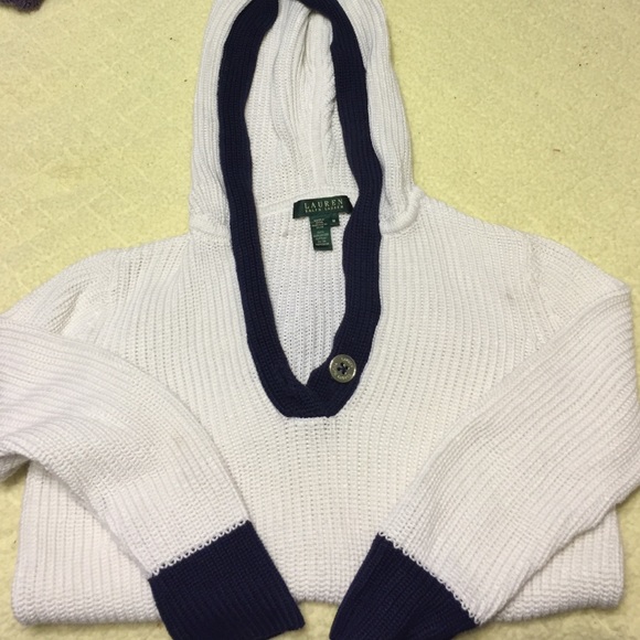 Lauren Ralph Lauren hooded sweater.