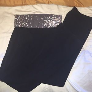 Pink Victoria secret yoga folder overs