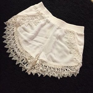 Lace shorts