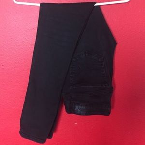 Size 6 black AE skinny jeans