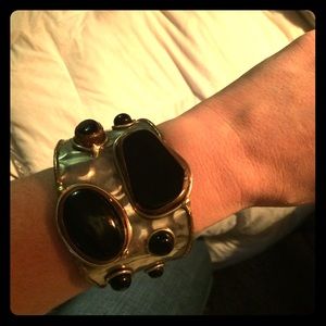 gold silver& bronze statement cuff !