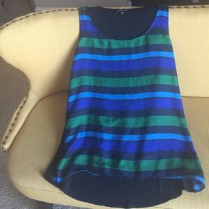 Express striped sleeveless tank (medium)
