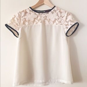 Silk Lace Ted Baker Top