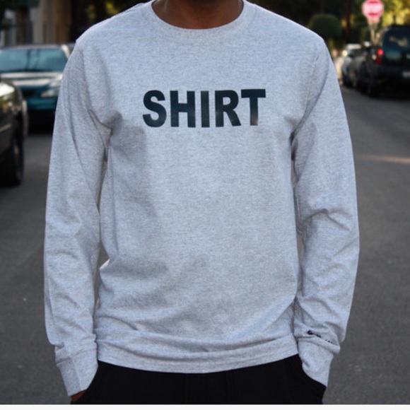 Grey/Black Long-Sleeve Shirt