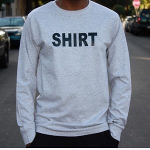 Grey/Black Long-Sleeve Shirt