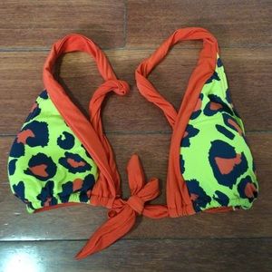 L*space leopard print triangle top