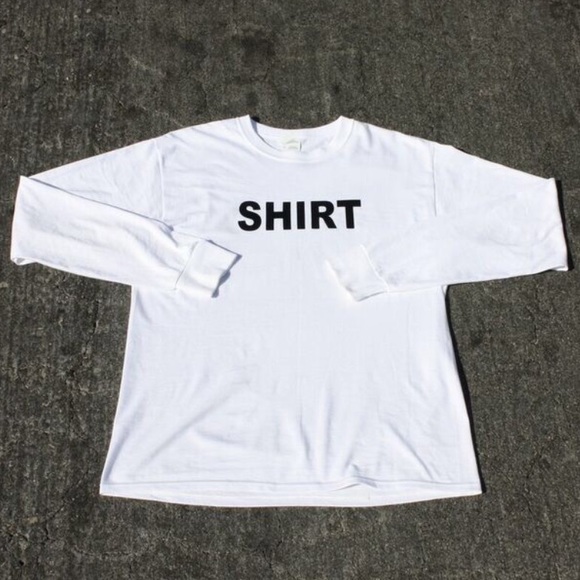 White/Black Long-Sleeve "Shirt"