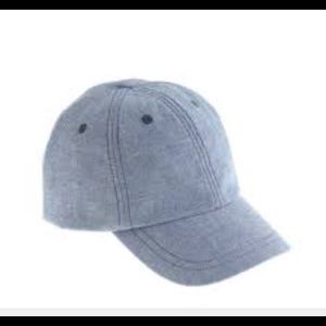 JCrew NWOT CC Chambray baseball cap