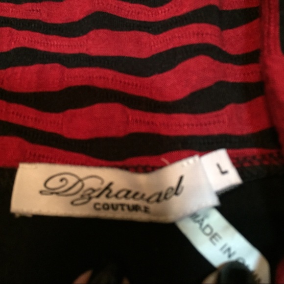 Dzhavael Couture Tops - Dzhavael couture red / grey tunic sweater Dzhavael Couture Tops - Dzhavael couture red / grey tunic sweater