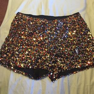 Sequins shorts