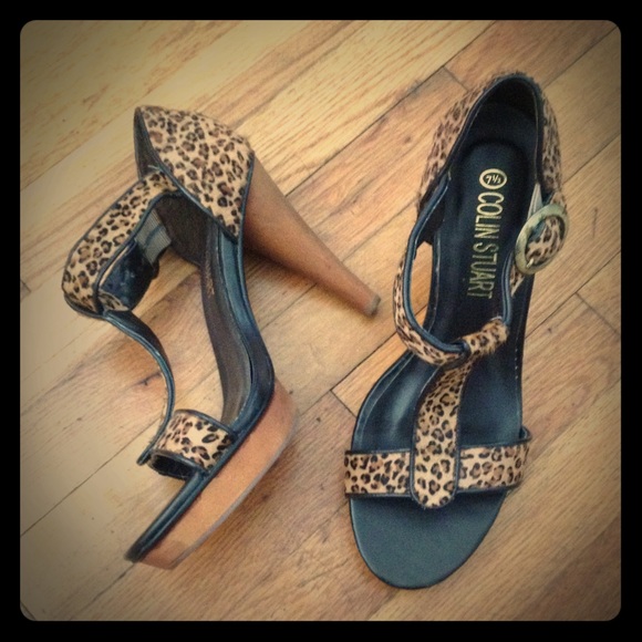 Colin Stuart Shoes - Colin Stuart Platform Wooden Heels