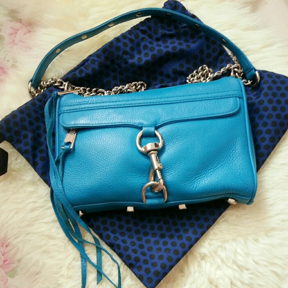 ❌sold ❌Rebecca Minkoff mini mac in turquoise