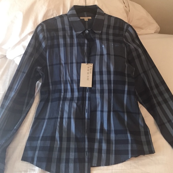 Burberry Brit women's button down shirt size XL