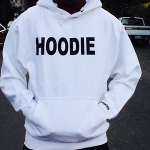 White/Black "Hoodie"