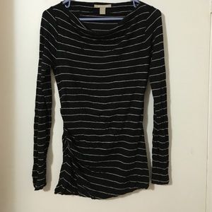 Boatneck cowl tee