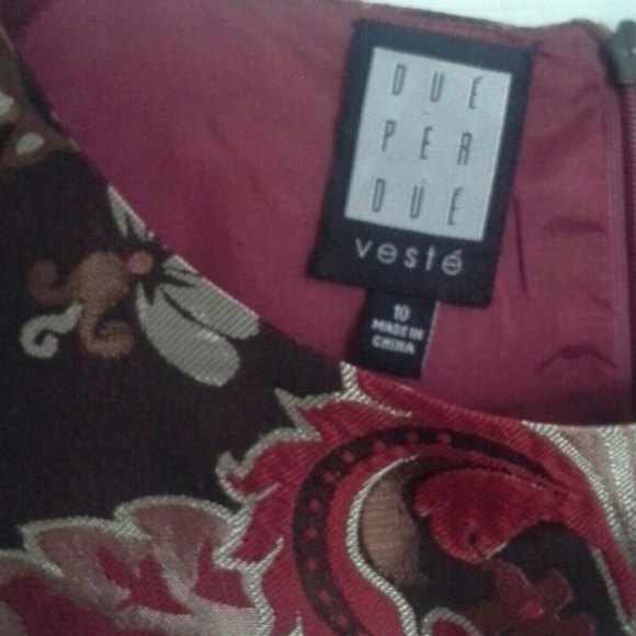 DUE PER DUE VESTE Cocktail Dress - Picture 2 of 3