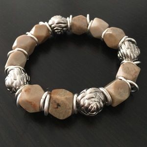 Silver 825 and Peruvian Andes Semi Precious Stone
