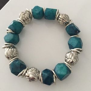 100% HANDMADE  silver 850 and Turquoise natural
