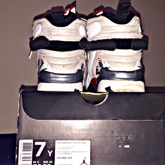 Air Jordan retro 8 bugs bunny size 7Y - Picture 2 of 4