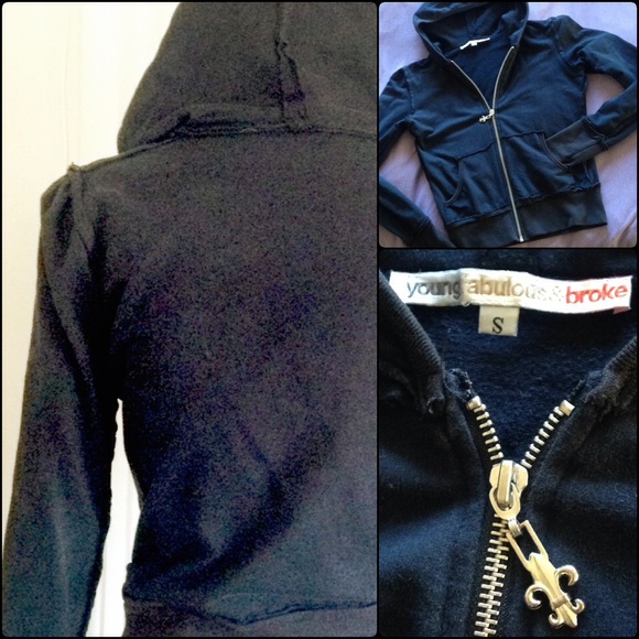 Young Fabulous & Broke Reverse Hoodie Fleur-de-lis - Picture 2 of 4