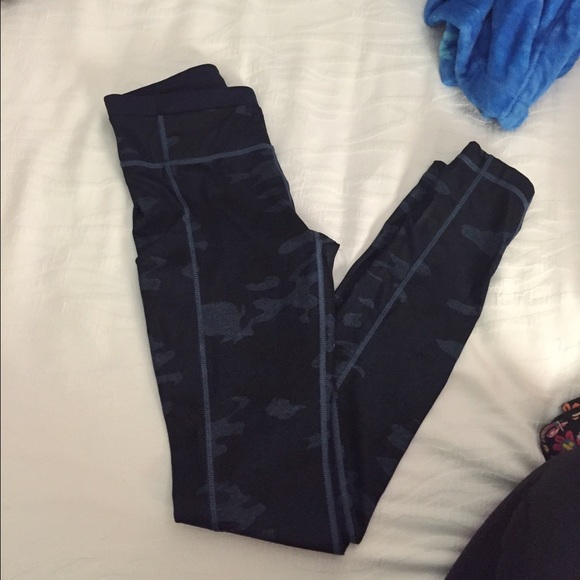 Lululemon blue cameo speed tights