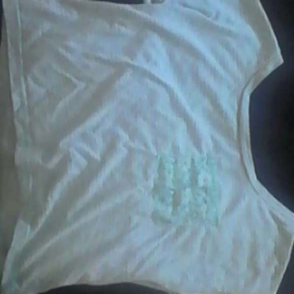 Turquoise crop top