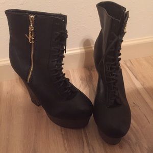 Platform booties