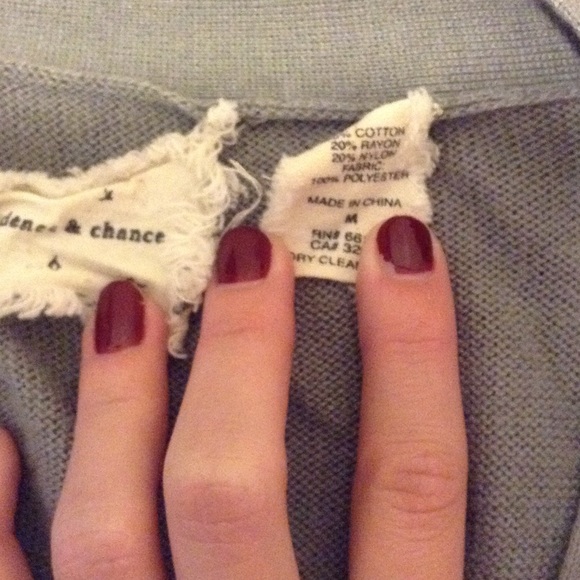 Coincidence & Chance sheer gray top - Picture 4 of 4