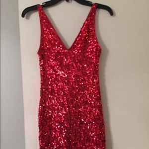 Red Sequin Cocktail