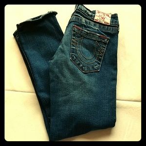 True Religion Cropped Jeans