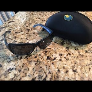 Costa Del Mar black framed Parismina sunglasses.