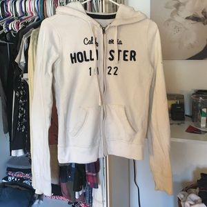 Hollister zip up hoodie
